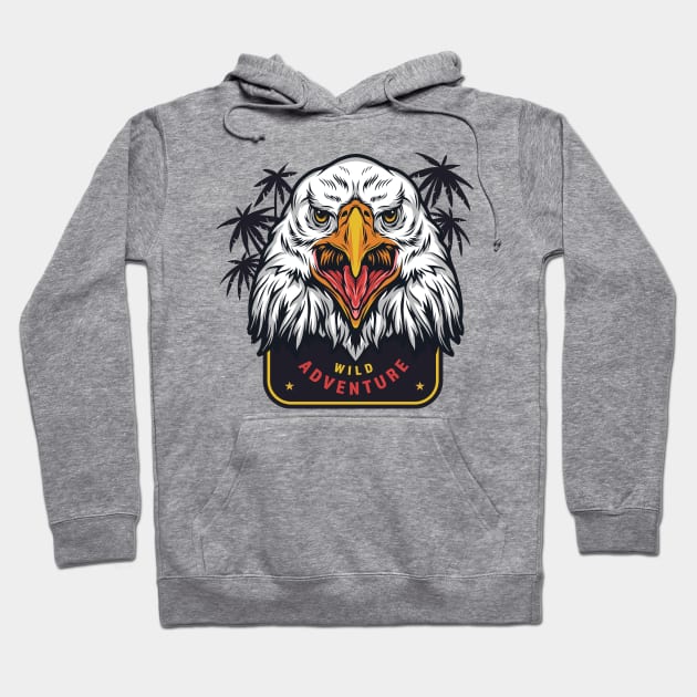 Eagle wild adventure Hoodie by PG